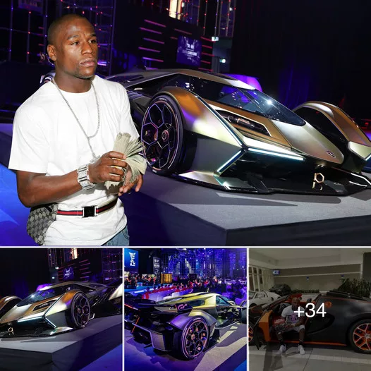 “Floyd Mayweather Jr.’s Lavish Purchase: A $10 Million Lamborghini Lambo V12 Vision GT Packed with Futuristic Technology”